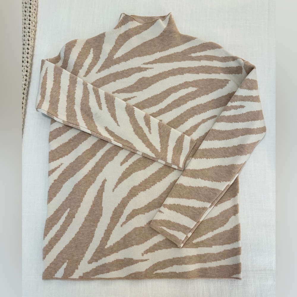 Zebra print sweater